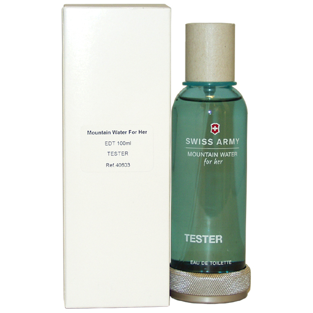 Swiss Army Mountain Water by Swiss Army for Women - 3.4 oz EDT Spray (Tester)